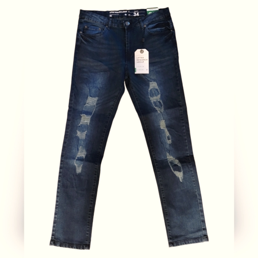 LRG Men's distressed skinny jeans 34/32